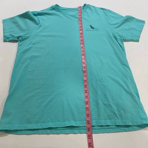 Vineyard Vines Men’s T-Shirt Large – Teal Whale Logo Short Sleeve Tee - Picture 6 of 11